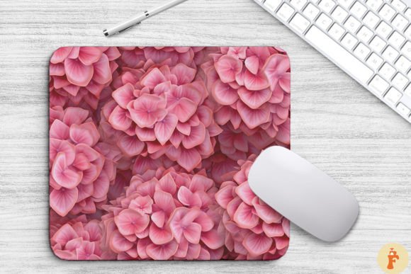 3D Pink Hydrangeas: Graphics for Backgrounds