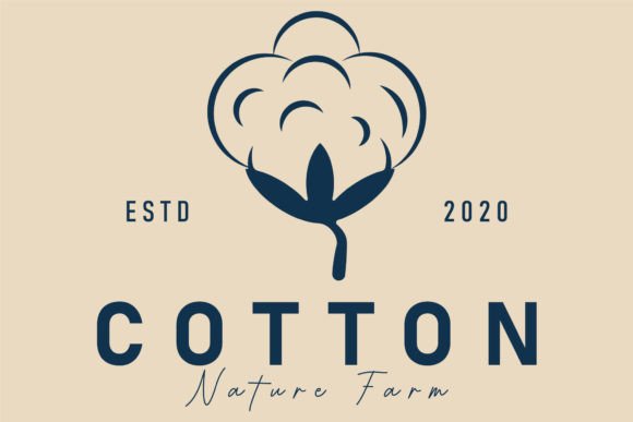 Cotton Nature Organic Logo: Graphics for Logos