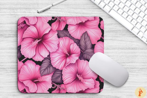 Pink Hibiscus Mouse Pad Graphics & Backgrounds