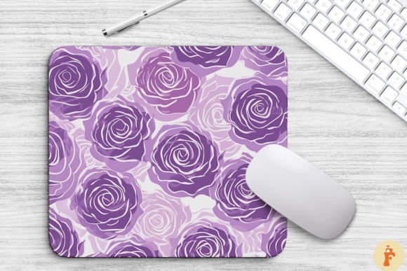Purple Roses Graphics: Backgrounds for Design