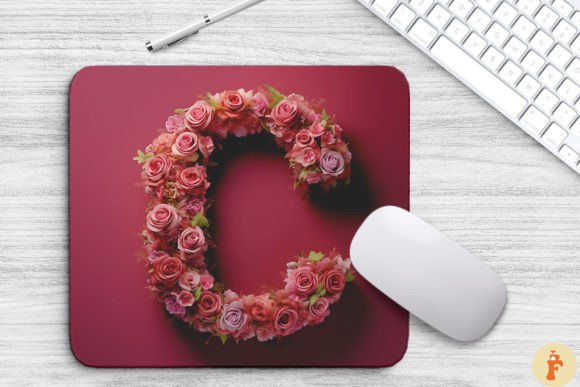 Review: Charming Pink Flowers Letter C Design