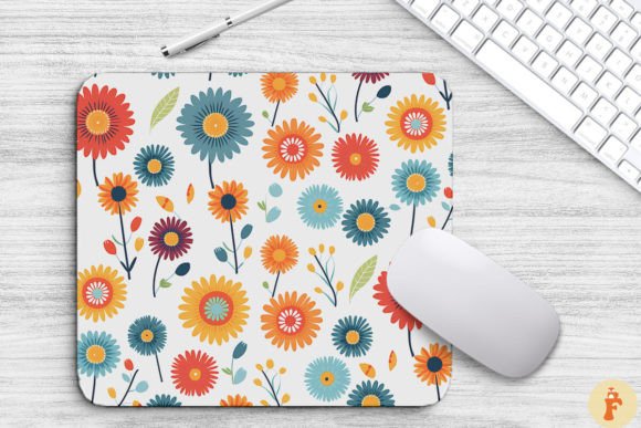 Review: Cute and Simple Tiny Flowers Mouse Pad Design