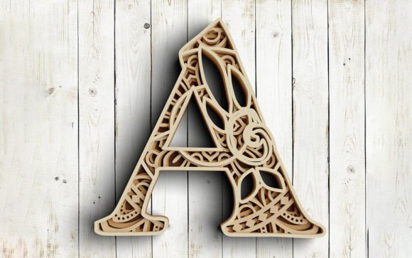 Review: Layered Floral Alphabet Letter A for Embroidery
