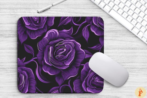Stunning Purple Roses: Graphics for Brand Backgrounds