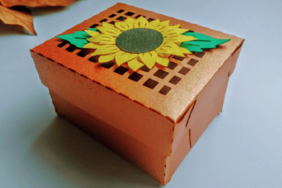 Sunflower Box 3D SVG for Mother's Day