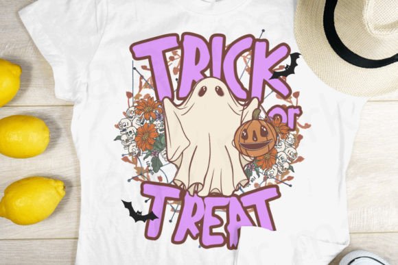Trick or Treat Pumpkin Png: Graphics for T-Shirt Designs