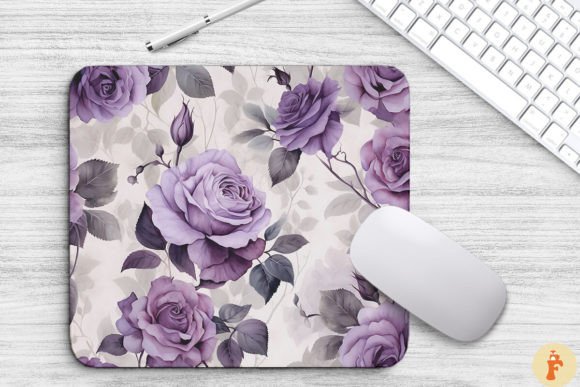 Vintage Purple Roses: Graphics & Backgrounds